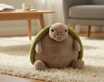 JellyCat Style Timmy Turtle Plush Toy 28cm Soft Stuffed Animal Cuddly Companion