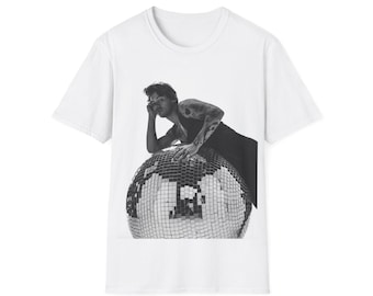Harry Styles Disco Ball T-Shirt, Together Tour Fan Merchandise, Unisex Cotton Tee