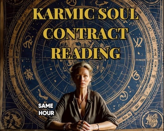 Karmic Soul Contract Reading, Past Life Soul Agreement, Karmic Relationship Insight, Spiritual Destiny Tarot Reading