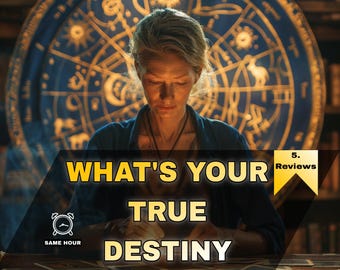 Life, Career, Money, Purpose Destiny Reading, Psychic Insight, Future Prediction
