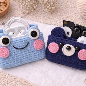 Crochet AirPods Case Pattern, Mini Tech Pouch DIY, Earbud Holder Crochet, Small Cable Organizer, Cute Travel Case PDF