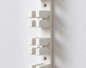 Cap Wall Holder for 4 Hats, Vertical Clip Rack, 3D Printed Hat Organizer