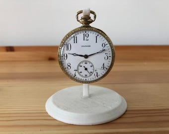 3D Printed Pocket Watch Stand Holder (2 pcs.), Minimalist Display Base