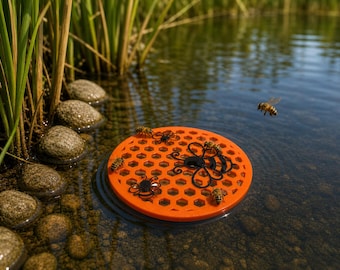 Bee Waterer Tray, Pollinator Water Feeder, Floating Bee Drinking Station