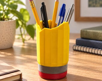 Broken Pencil-Shaped Pen Holder, Desk Organizer
