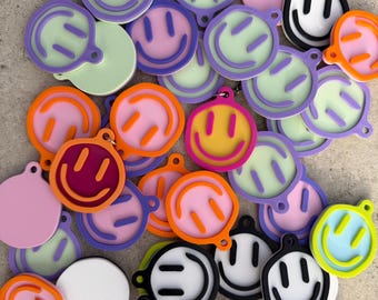 Smiley Schlüsselanhänger – 3D Druck – Gute Laune To Go
