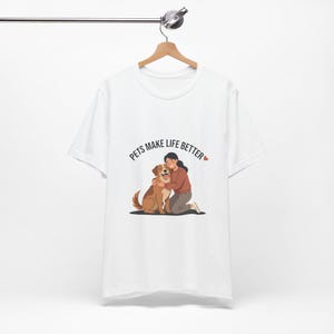 Koszulka „Zwierzęta domowe sprawiają, że życie jest lepsze” | Powrót K-popu, skandowanie fanów