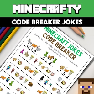 Piadas de decifrador de códigos para jogadores de Minecraft | Função Executiva | Memória de Trabalho