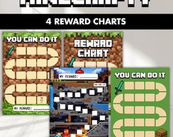 Belohnungs-Charts für Minecrafter | Ermutigen Sie positives Verhalten