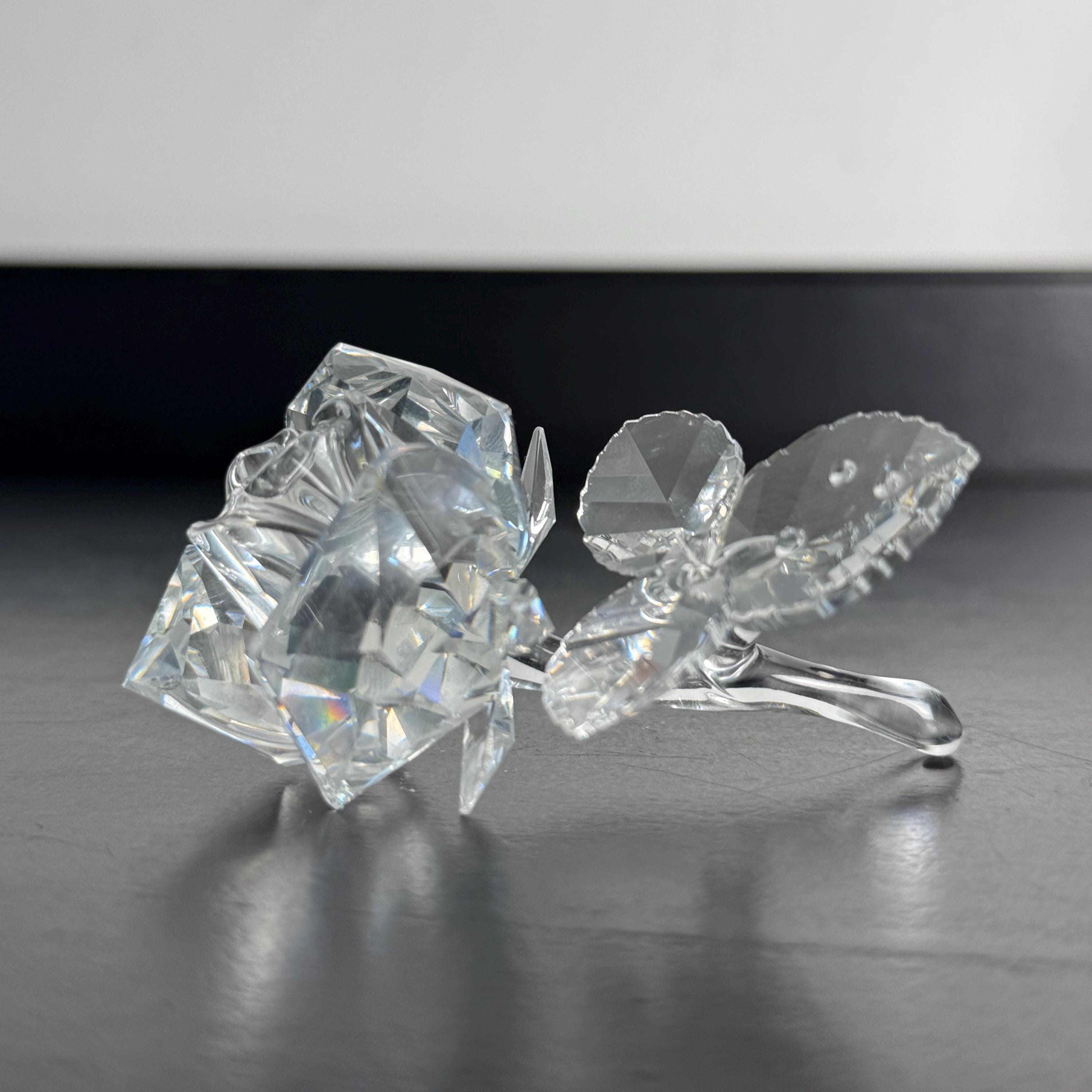 Swarovski Rose Figurine - Etsy
