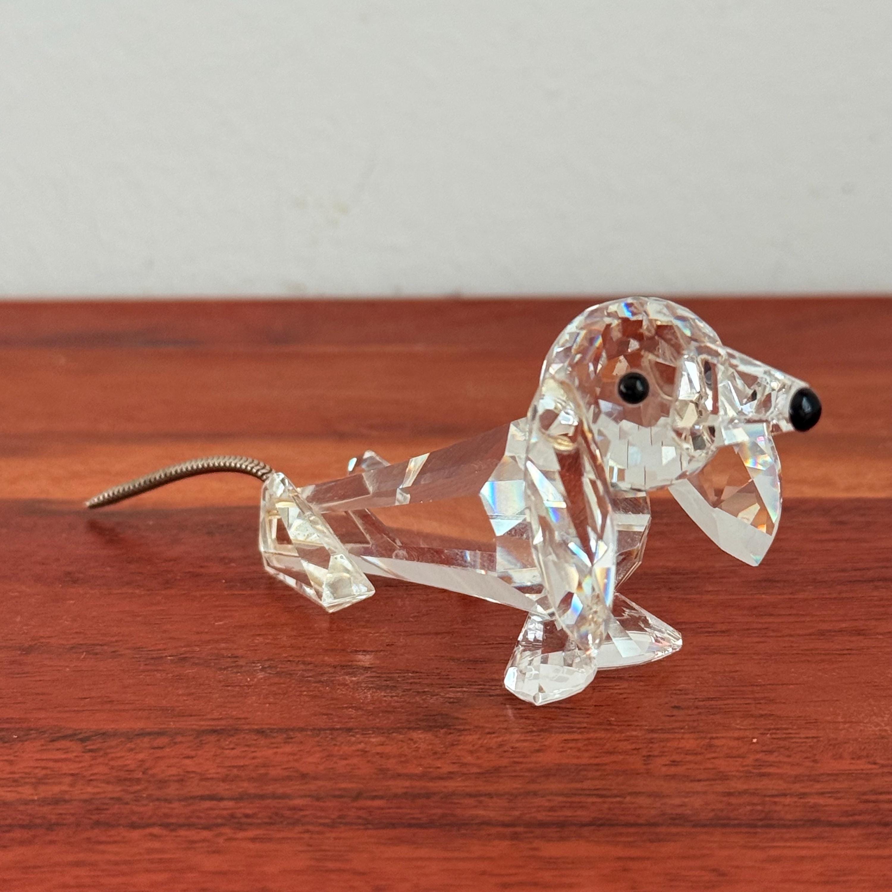 Swarovski Dog Figurine - Etsy