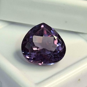 Alexandrite Color Change Pear Shape 6-8 Ct Natural Certified Loose Gemstone For Ring Making Gemstone TQ967