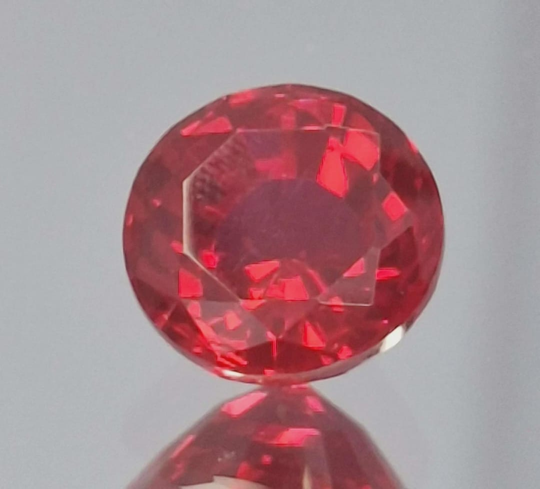 Mozambique Natural Red Ruby Shape Round Cut 16-18 Ct Certified Loose ...