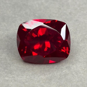 Mozambique Red Ruby Cushion Cut 42-44 Carat Natural Loose Certified For Making Rings And Earrings Gemstone AB016