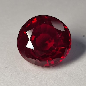 Mozambique Red Ruby Round Cut 21-23 Carat Loose Natural Certified Gemstone For Making Rings And Earrings SB522