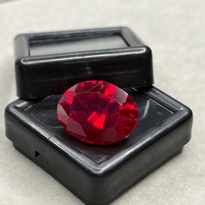 Mozambique Red Ruby Oval Cut 13-15 Carat Natural Loose For Making Rings And Earrings Certified Gemstone AB053