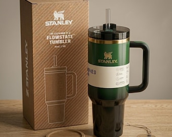 Stanley Quencher H2.0 40oz Tumbler | Reusable Stainless Steel Travel Mug Green