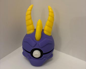 Spyro the dragon poke ball fidget clicker