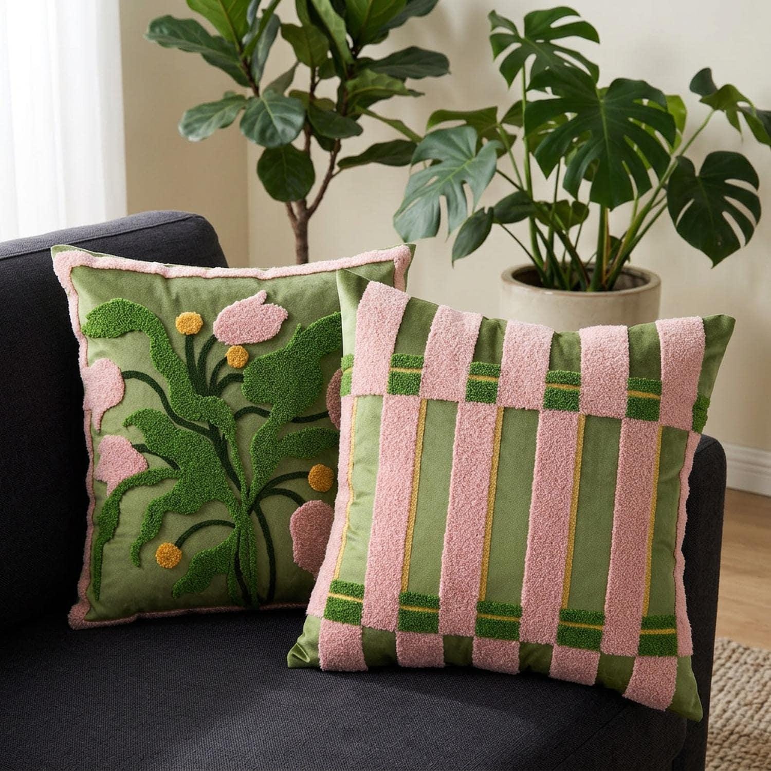 Pink Green Decor
