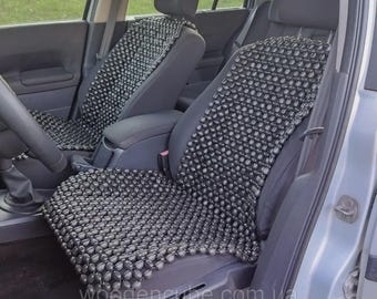 Wooden Car Seat Massager – Beaded Seat Cover for Car – Breathable Auto Seat Cushion, Back Support