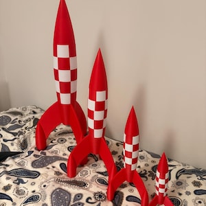 Fusée Tintin - Objectif Lune - On a marché sur la Lune