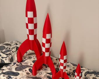 Cohete de Tintín - Destino la Luna - Exploradores en la Luna | Colección | Impresión 3D