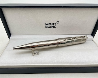 Vintage Montblanc Victor Hugo Special Limited Edition Ballpoint Pen With Box