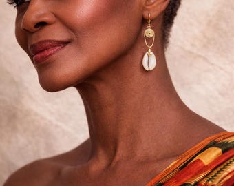 Urahisi (“Simplicity”) Cowrie Spiral Drops
