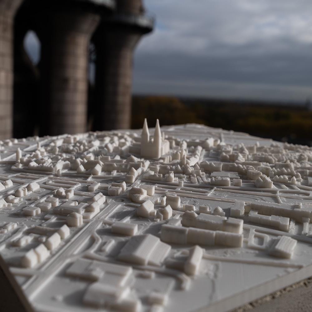 Detailed 3D City Model STL | Personalized City Map 3D Print Template ...