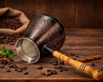 Copper Turkish Coffee Pot Cezve