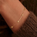 Gold Star Bracelet for Women, Stainless Steel Chain, Minimalist Celestial Jewelry product logo