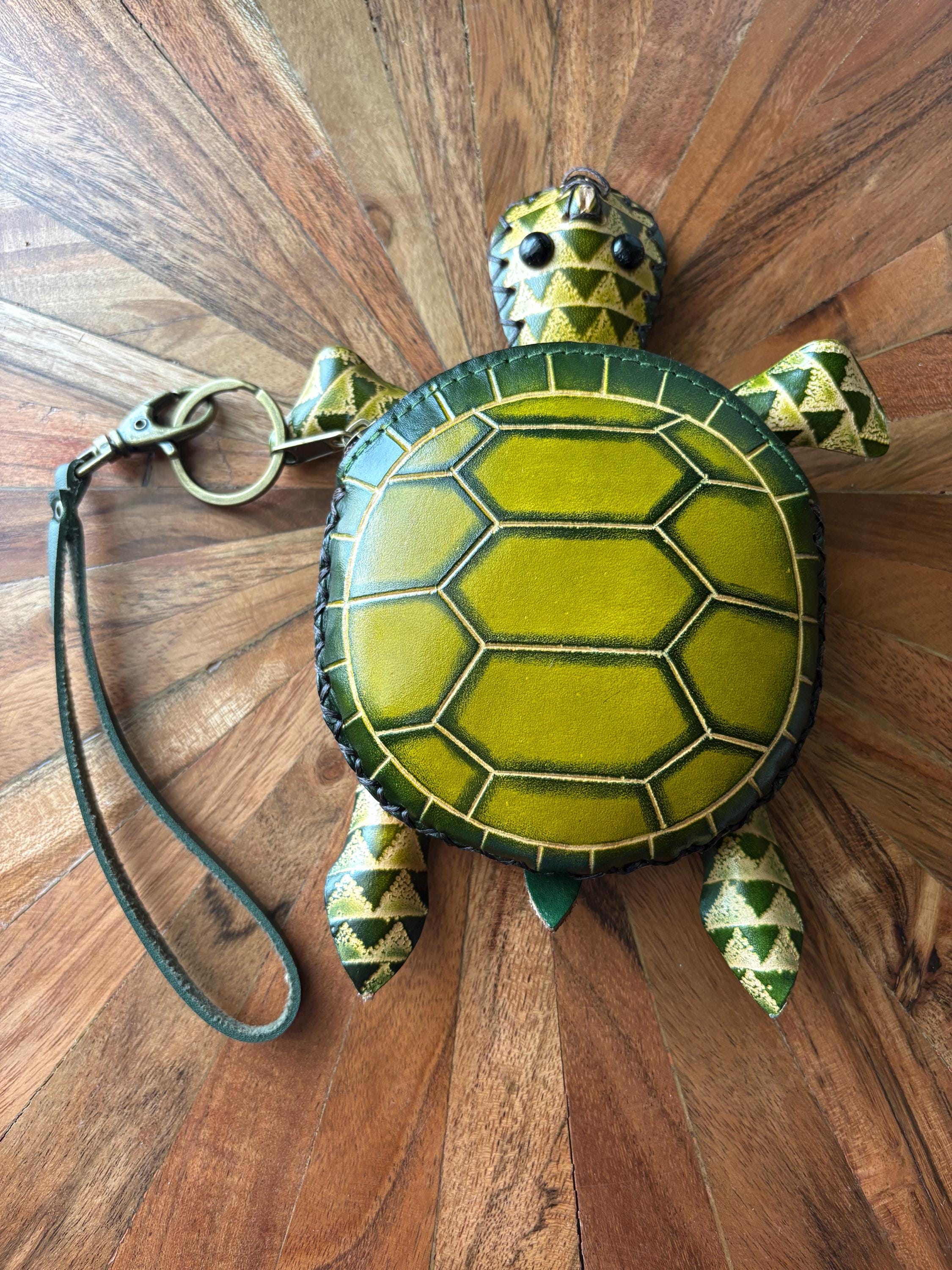 Leather Turtle Handbag - Etsy