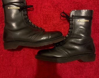 New Men's Doc Martens Hawkins Astronauts Black Shoes Derby England