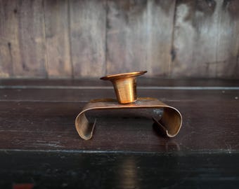 Vintage Drumgold Copper Candle Holder