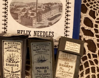 Civil War Reproduction Sharp’s Sewing Needles