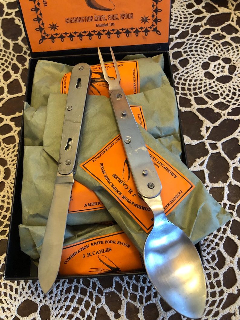 Combination Knife, Fork and Spoon - Etsy