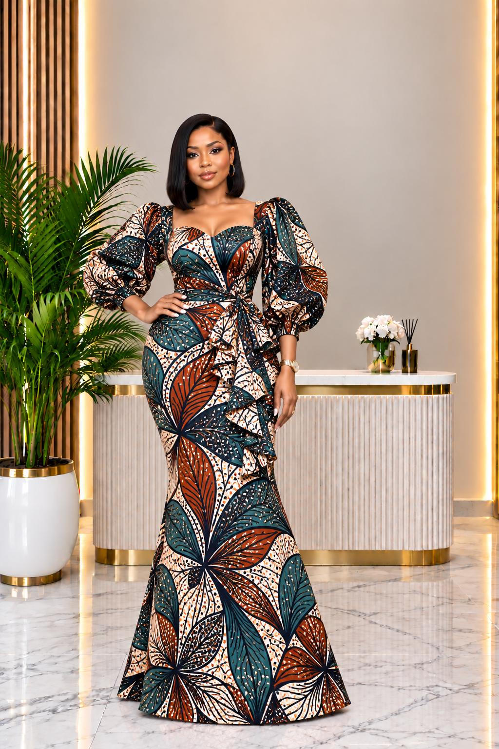 Elegant Ankara Dress