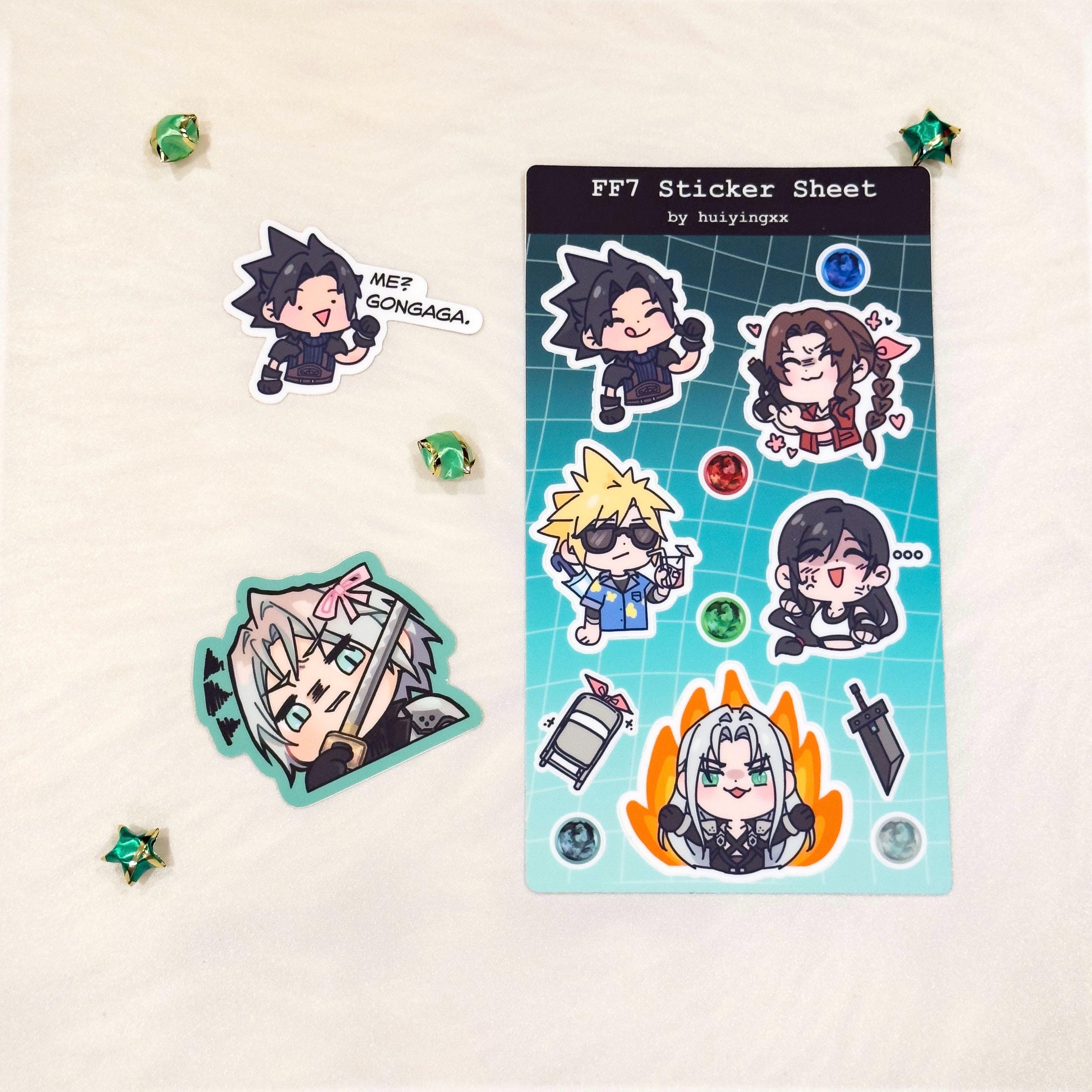 Final fantasy 7 stickers - Etsy 日本