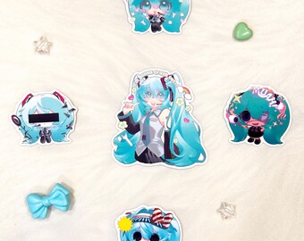Adesivi fustellati Hatsune Miku