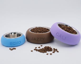 Gamelle Chien Personnalisée et Gamelle Chat Design MIKADO | Gamelle Inox de Qualité Alimentaire | Création Originale Mokami Design