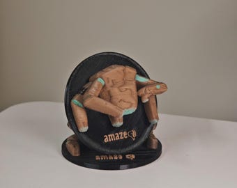 Imán Rocky del Proyecto Hail Mary, figura alienígena impresa en 3D y pintada a mano, juguete de escritorio de ciencia ficción.