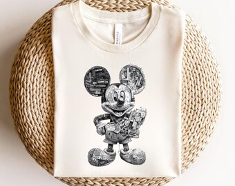Mickey espacial, Disney, Disneyland, Mickey Mouse, Pato Donald, Pato Daisy, Goofy y Pluto, Dibujos animados espaciales, Galaxia, Dibujos animados de carnaval, circo