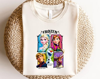 Funny Space Ice Princess Shirt, Astronaut Snow Queen Tee, Galaxy Olaf T-Shirt, Sci-Fi Frozen Frozen, Elsa, Anna, Kristoff, Olaf, Sven,