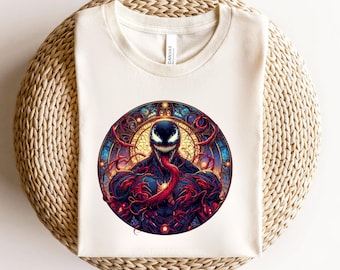 Dark Anti Hero Shirt, Monster Symbiote T-Shirt, Comic Book Graphic Tee, Gothic Alien Creature Top, Edgy, Venom, Badass, Marvel, Avengers