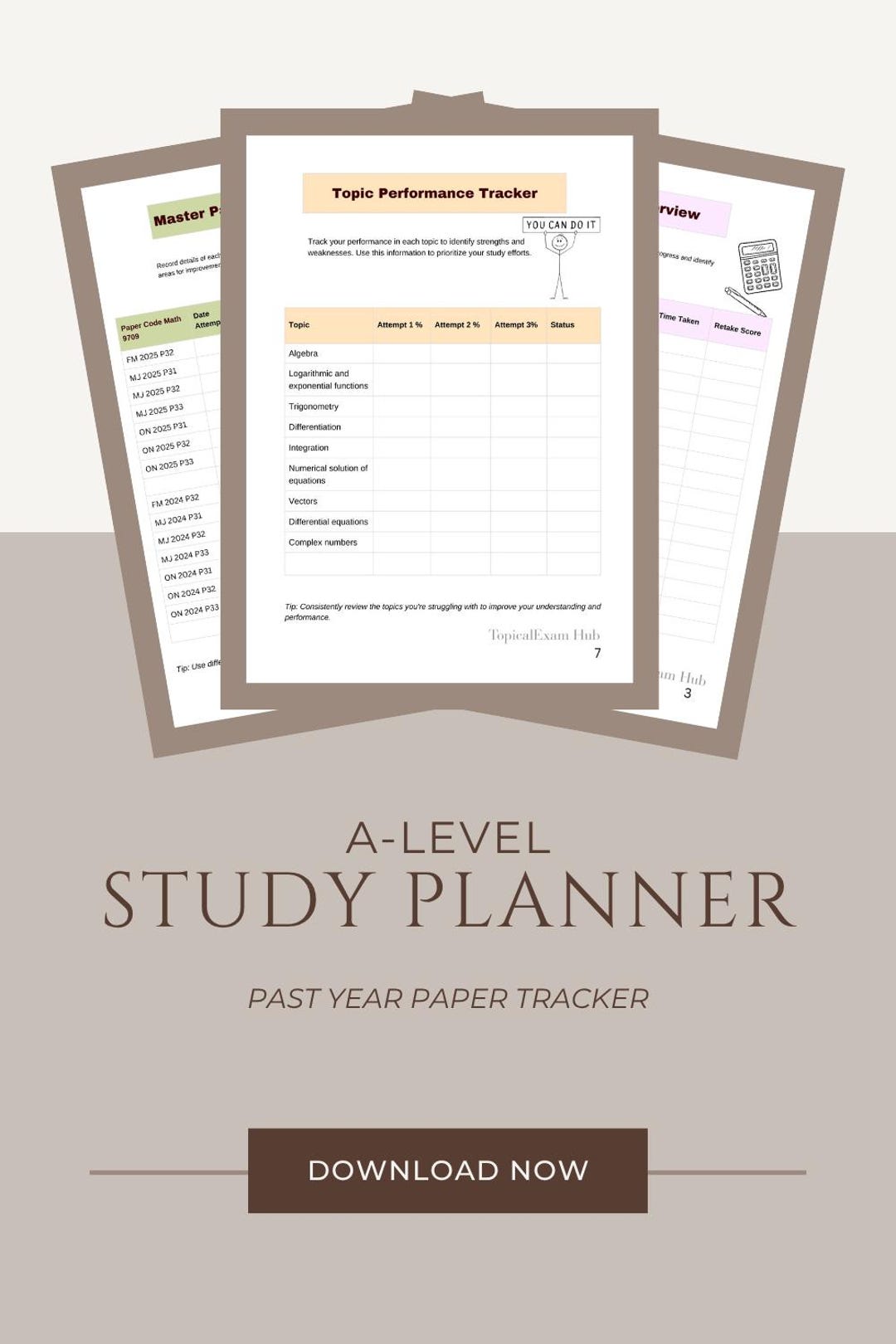 A-level Further Maths P4 Study Tracker | Probability Statistics Revision Planner (PDF) - Etsy