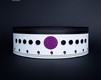 Mens Anime Powerlifting Belt - Hand Made Gym Weight Lifting Belt