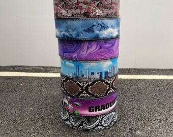 Handmade Lever Belt: Nubuck Leather Anime Powerlifting Gym Belt