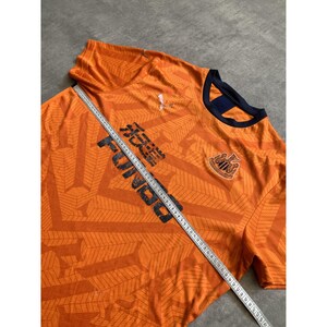 Herr Puma Orange Fotbollströja Polyester Storlek XL FUN88 Sponsor Newcastle United Vapensköld Geometriskt Mönster bild 2