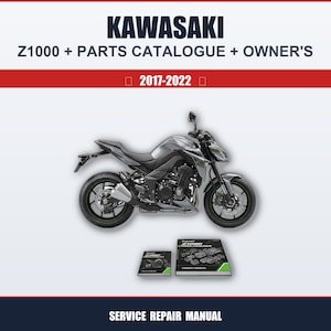 Kawasaki Z1000-D1 パーツカタログ　英語版 Kawasaki Z1000 Accessories - Etsy