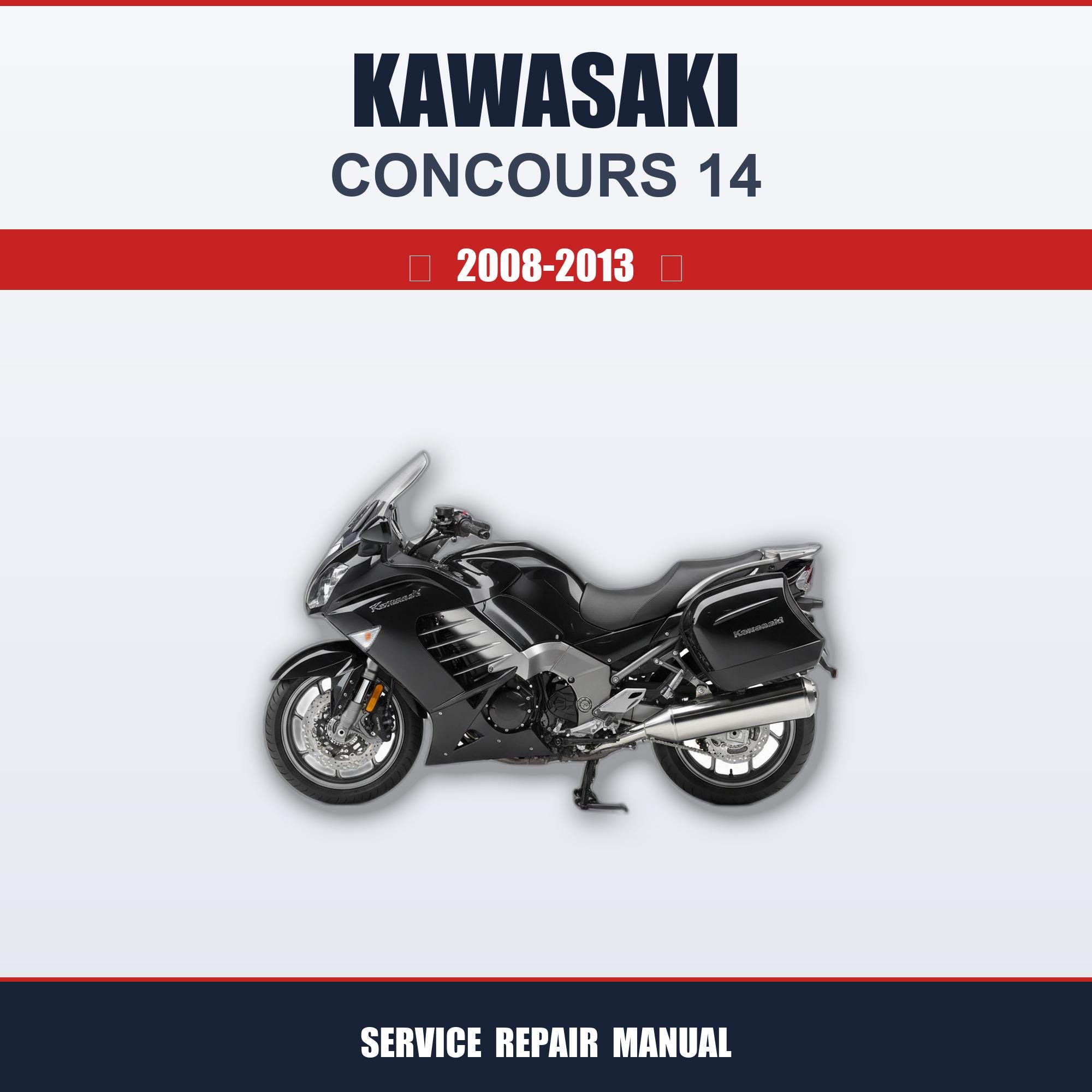 Kawasaki Concours 14 2008 2009 2010 2011 2012 2013 Service